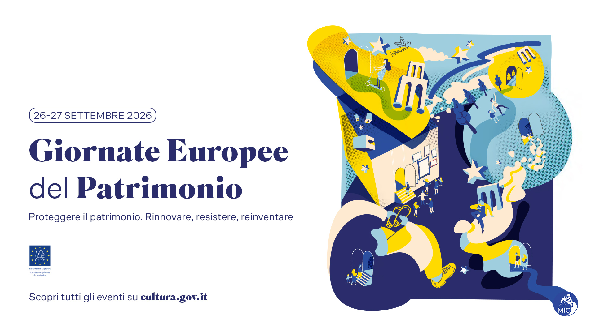 Banner Giornate europee del Patrimonio 2026